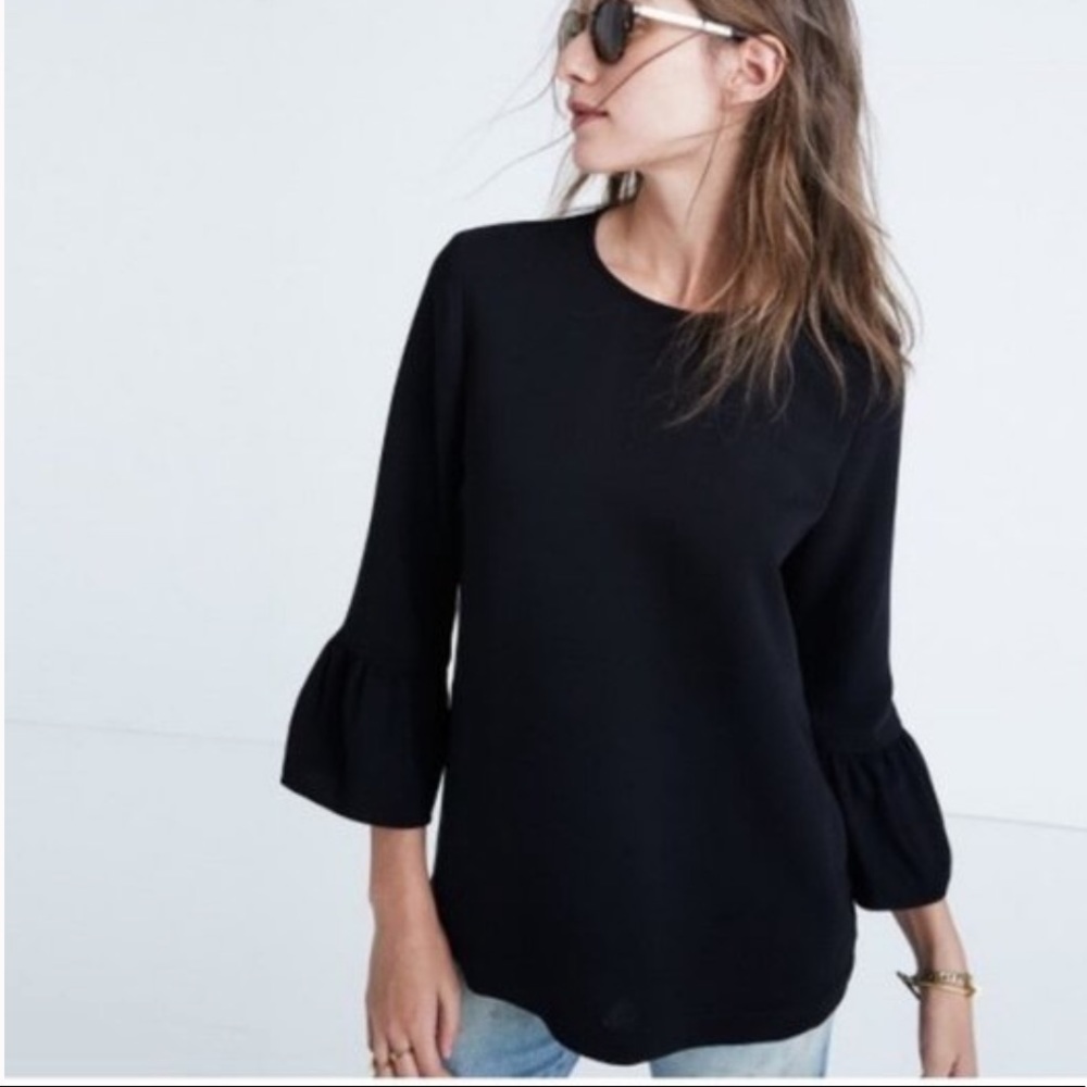 Madewell bell sleeve blouse